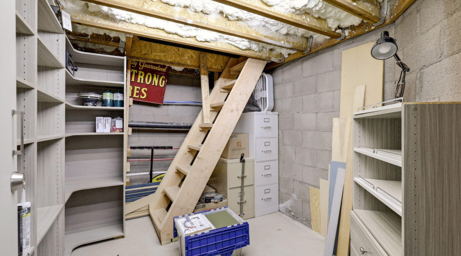 Safe room in the basement