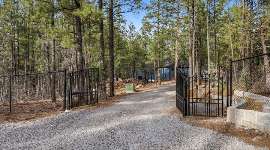 Fully fenced in with remote control gate