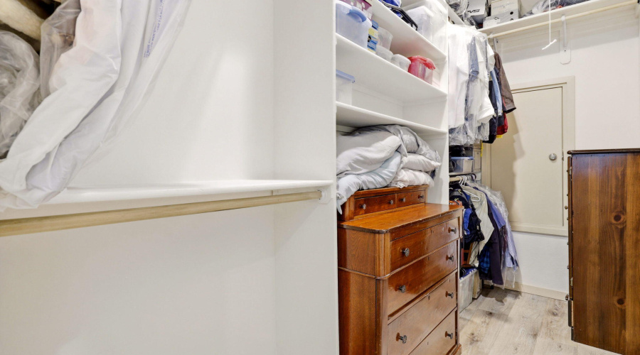 Primary walk-in closet