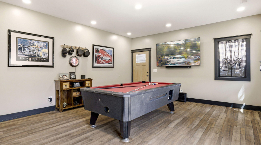 Pool Table/Game Area