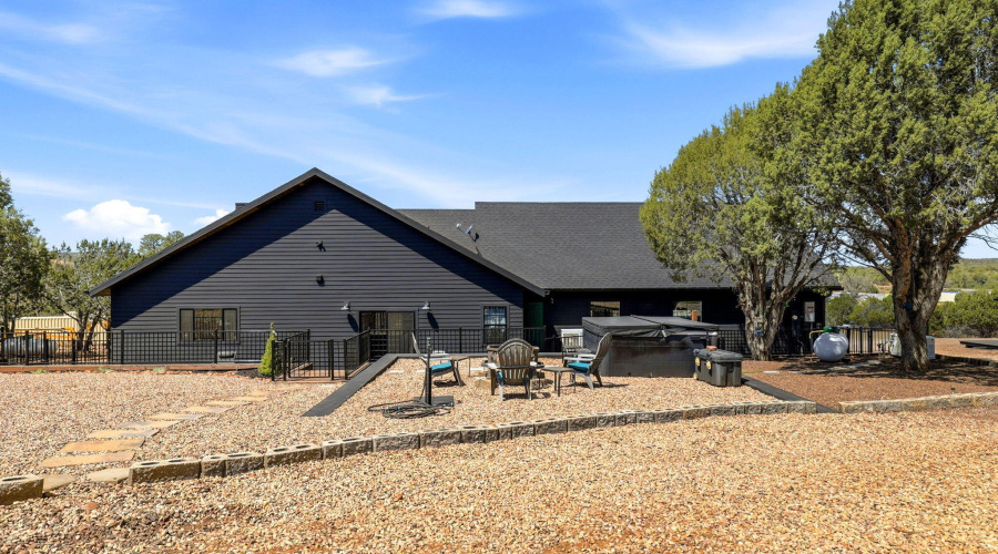 Spacious Backyard with Hot Tub & Firepit