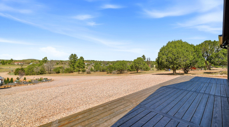 View of Front Deck of Guest House