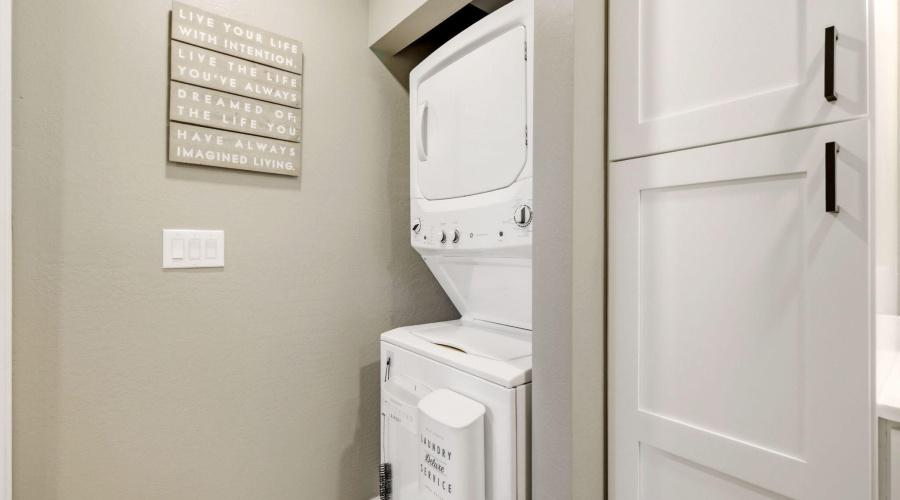 Guest House Stackable Washer/Dryer