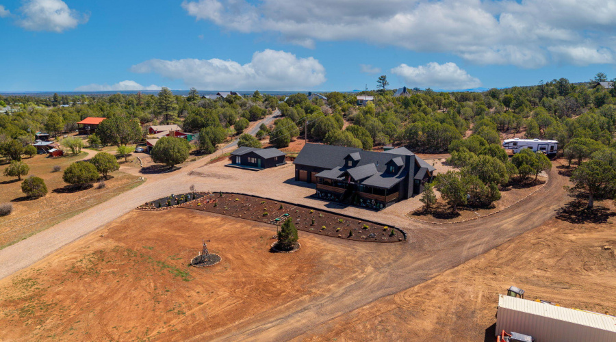 Aerial View of Home and Neighbors