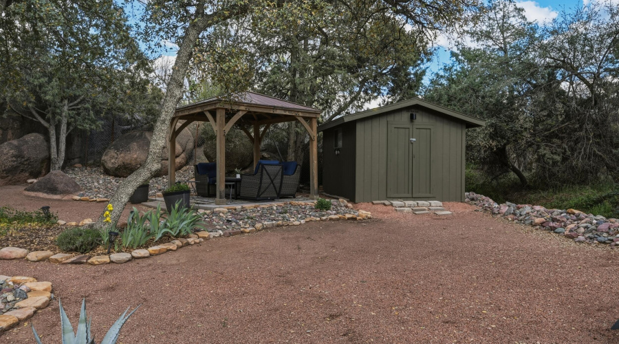 Gazebo and Shed