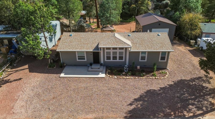 Aerial of Front and Property
