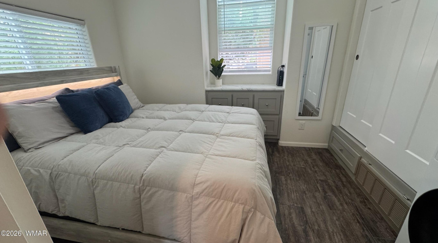 Bedroom with Built in Dresser