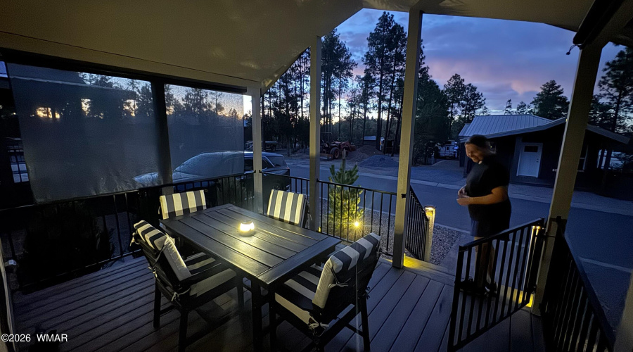 Evening Sunset from the Deck