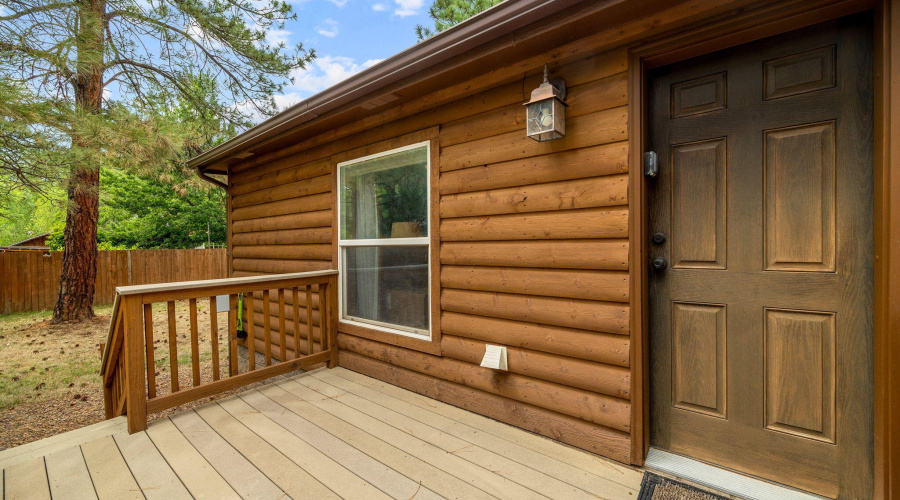 Guest house back deck
