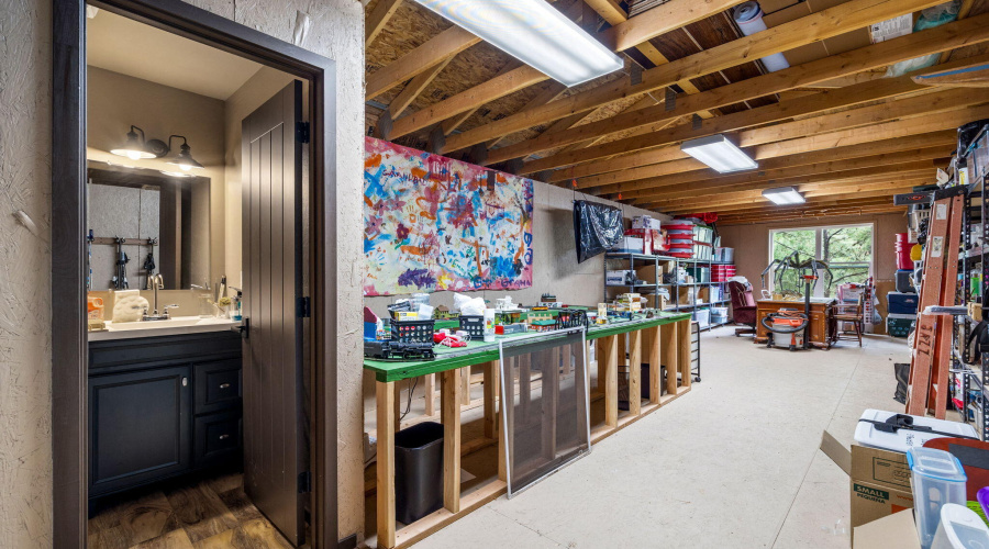 Bonus over garage with 1/2 bath