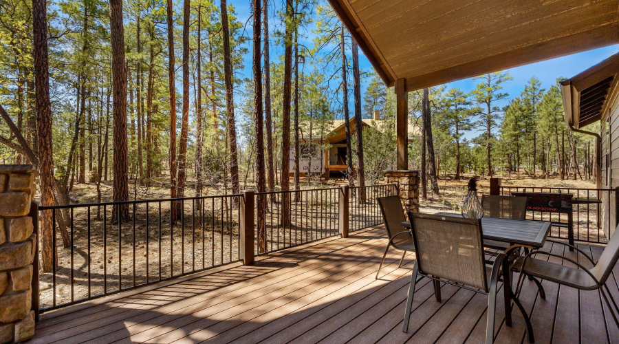 Covered back deck