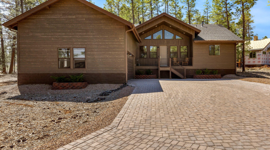Charming Paver Driveway
