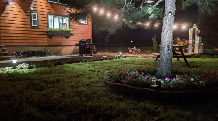 Nighttime view