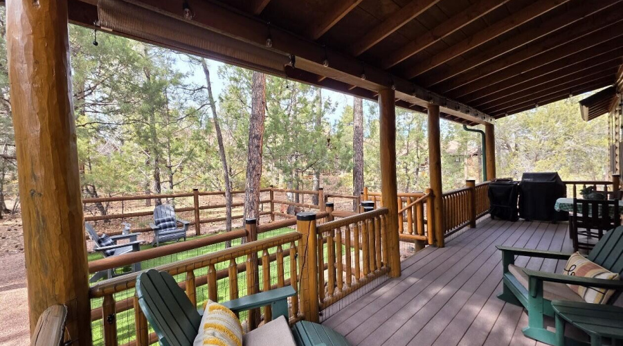 Back Covered Deck