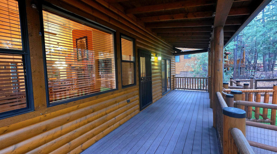 Back Covered Deck