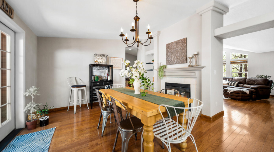 French Doors off of Dining Area