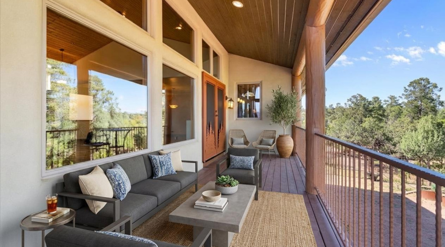 Virtually Staged Deck