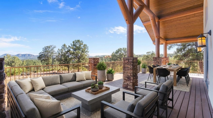 Virtually Staged Deck