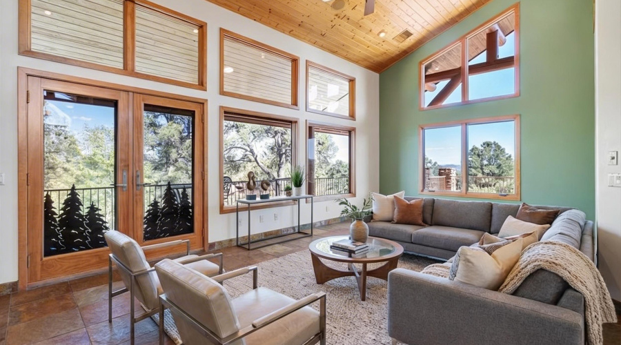 Virtually Staged Living Room