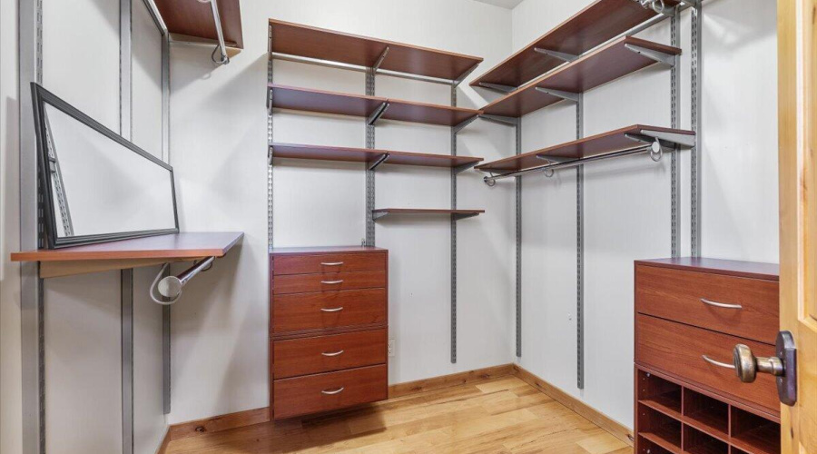 Primary Walk in Closet