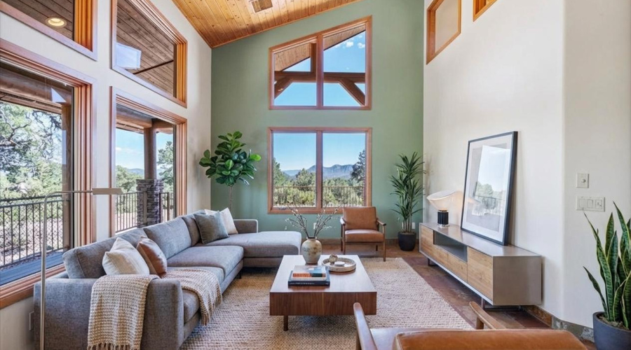 Virtually Staged Living Room