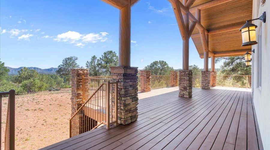 Wraparound Cedar Deck
