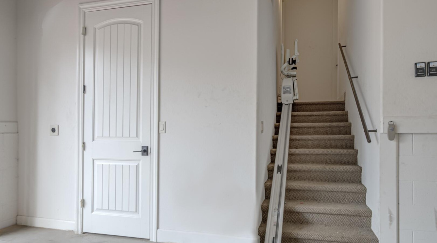 Stairs from Garage