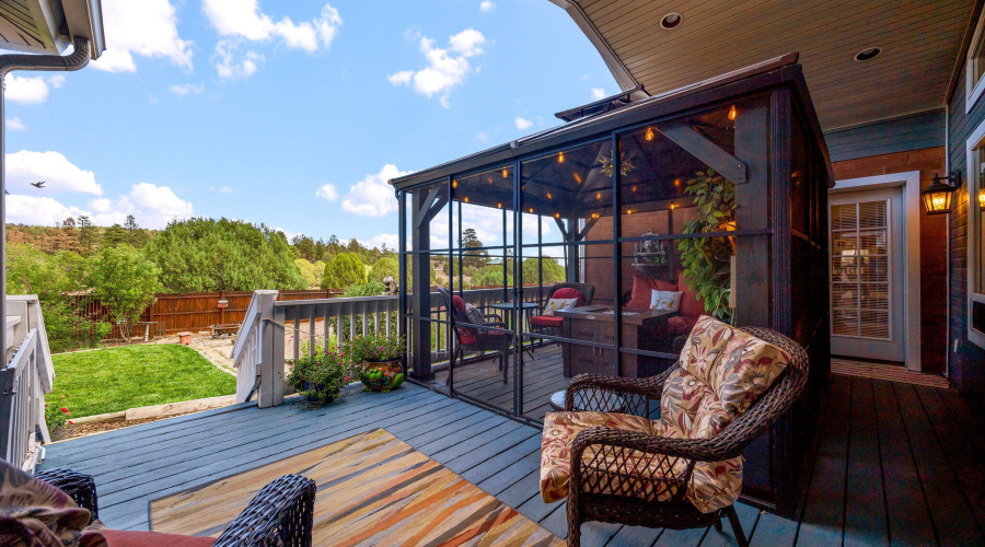 Back Covered Deck