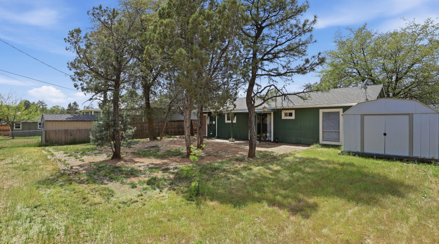 Back Yard & Storage Shed