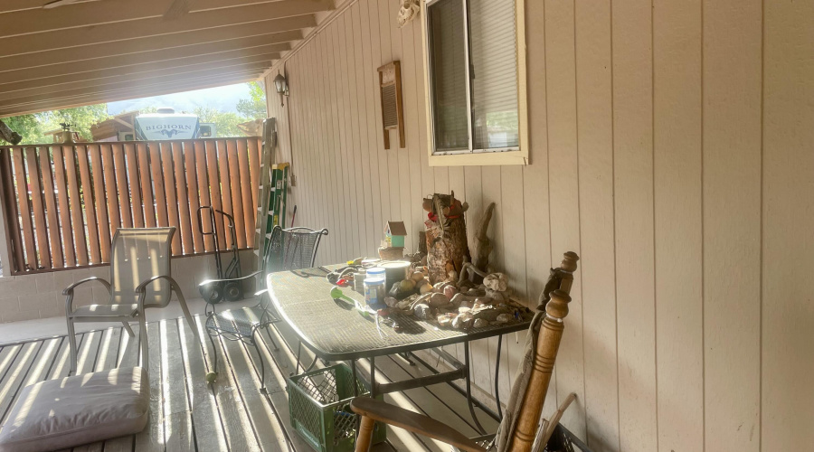 rear patio