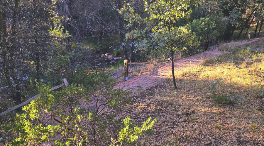 Paved Walkway above Haigler Creek