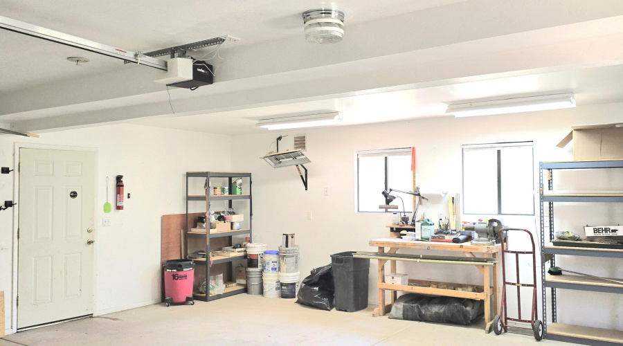 Garage Heater & Man Door