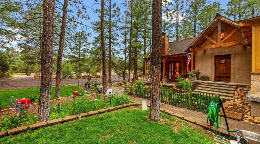 GREEN GRASS AND BEAUTIFUL GARDENS