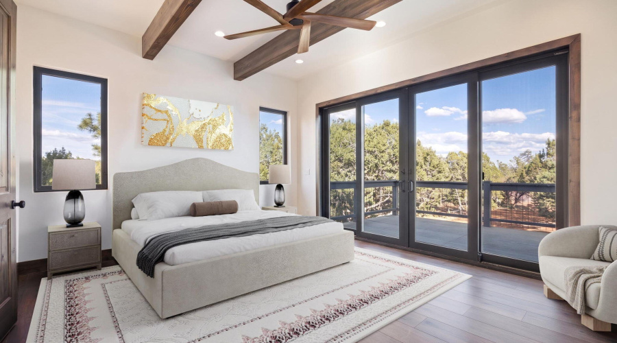 Primary w/ Terrace Access & Views