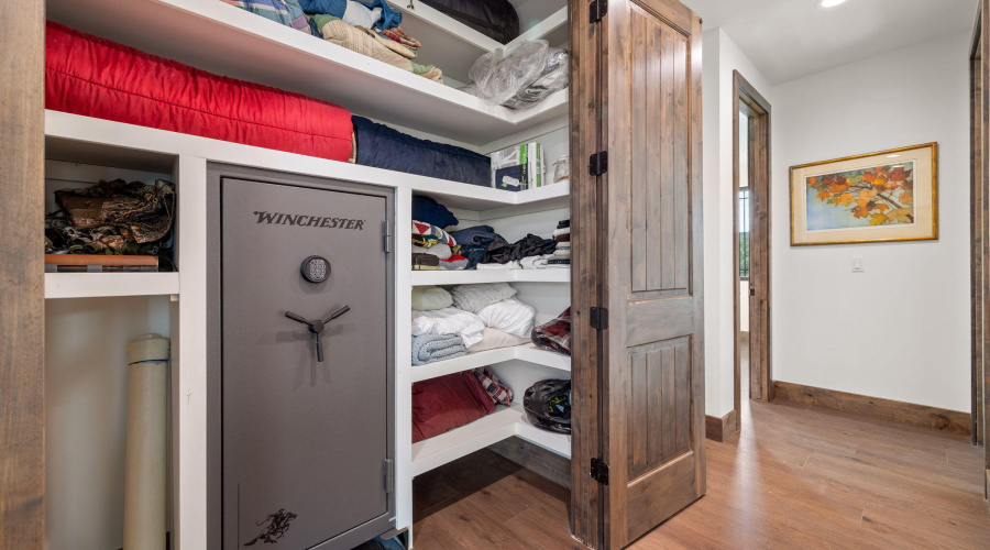 Oversized Hall Closet w/Built in Safe