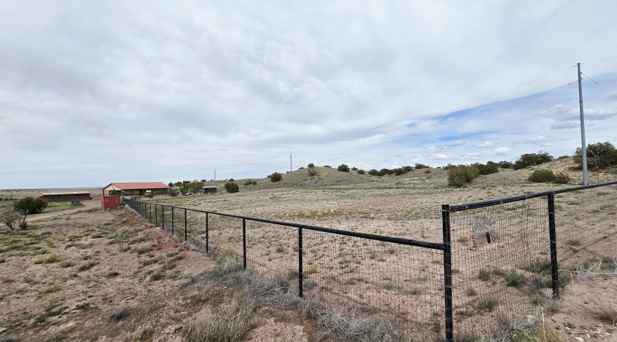 Front fenced area