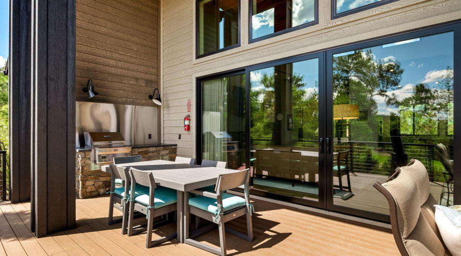 Covered Back Deck