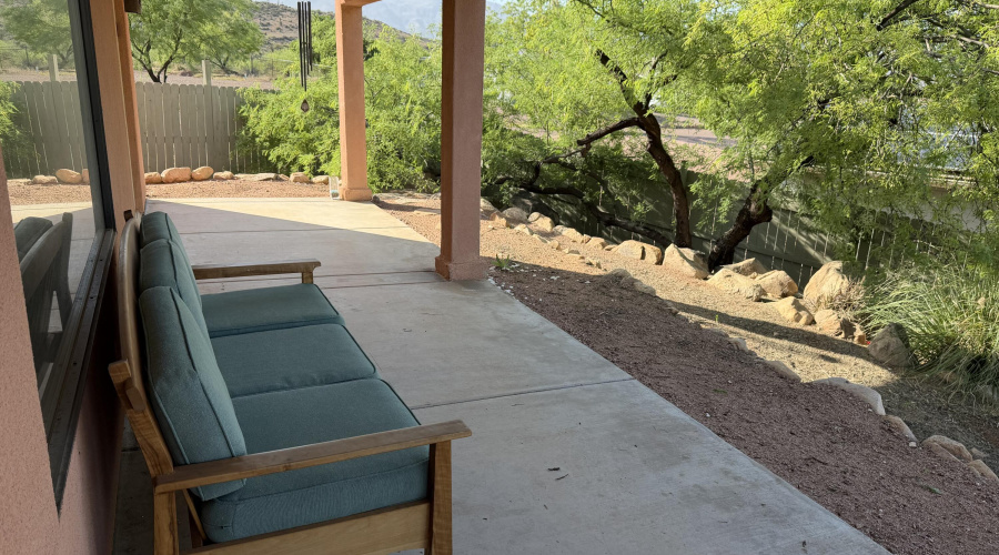 rear patio