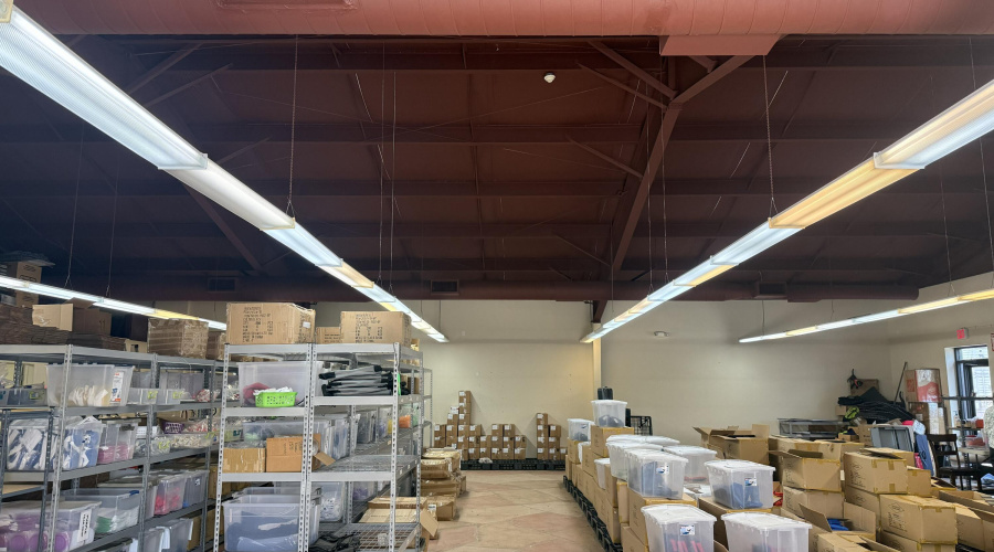 View from the middle door facing North