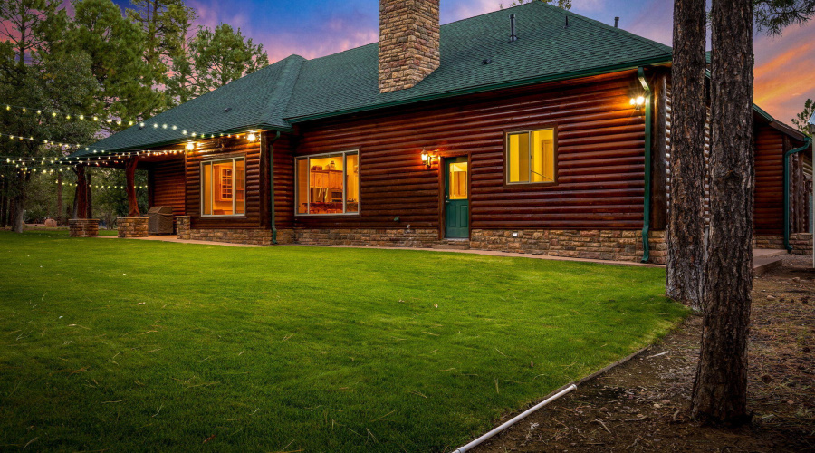 Back Lawn Twilight