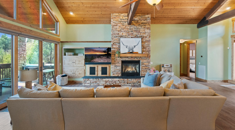 2 Fireplace in living room