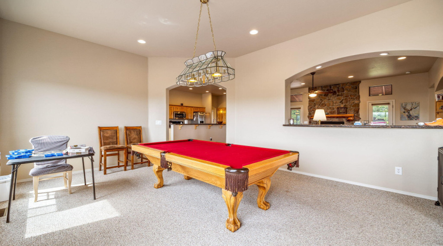 2nd living space used as game room
