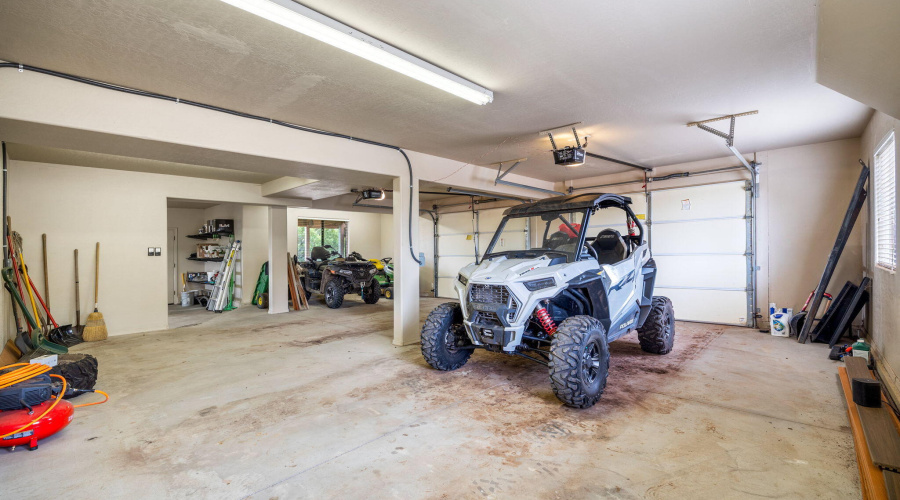 OVERSIZED two car garage