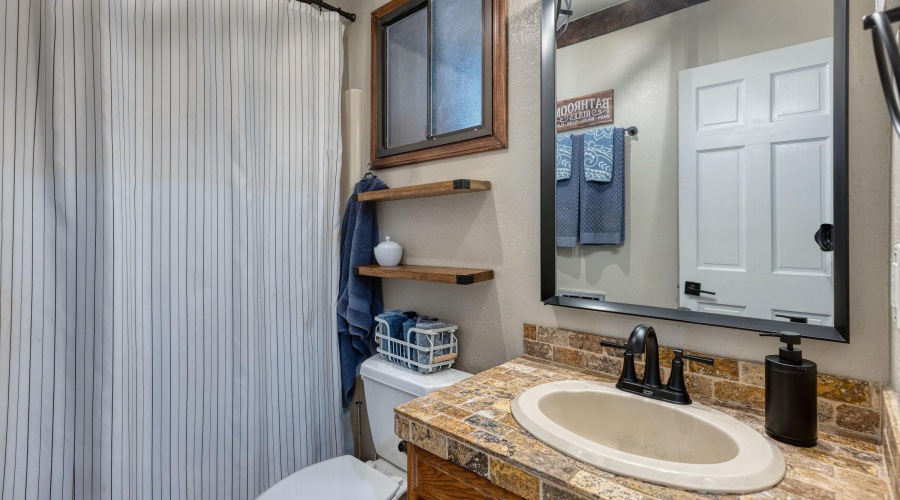 Full size downstairs bath