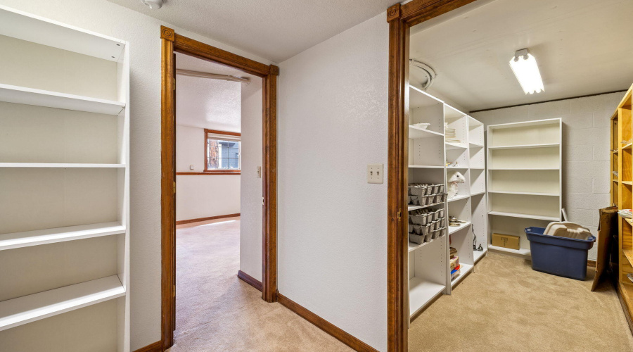 Basement Storage Room