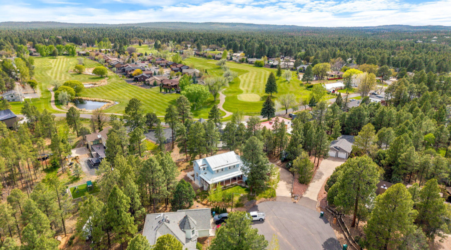 Aerial View of Community and Fairways