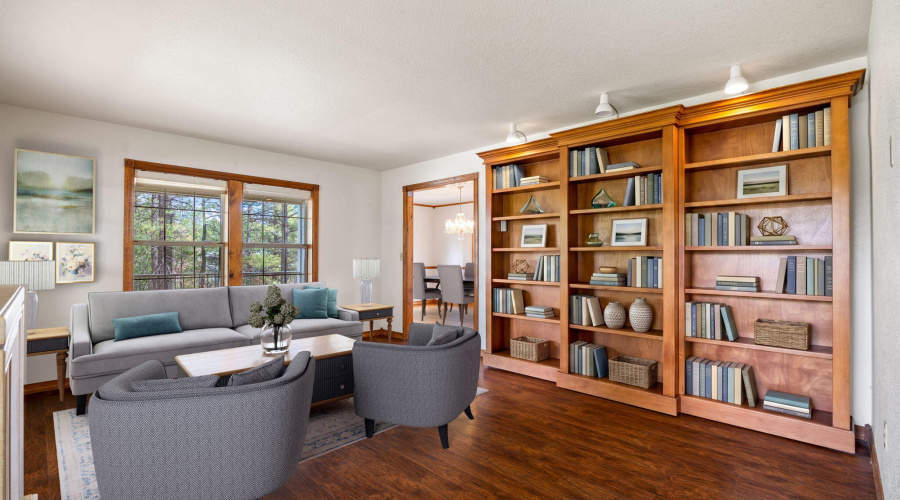 Virtually Staged Family Room