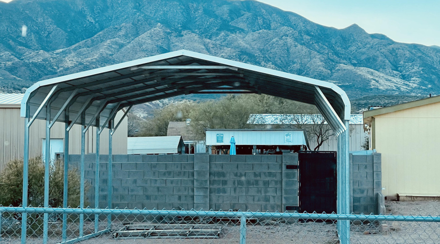 Double carport