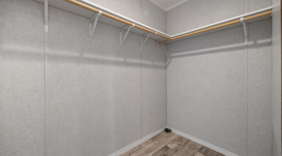 1 of 2 closets in bathroom area
