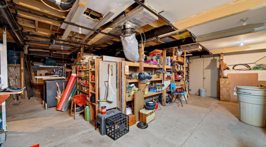 Workshop/Storage area UNDER home.